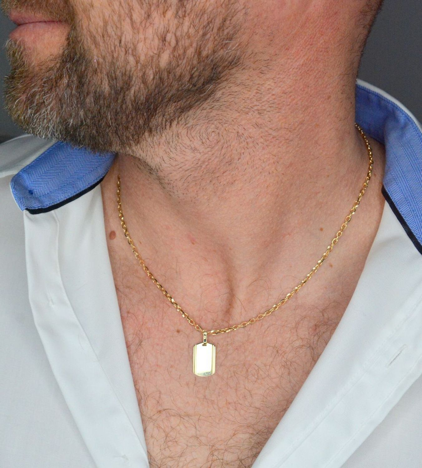 Łańcuszek złoty ankier próba 585, DIA-LAN-12644-070-585 2,7mm Złoty łańcuszek 585 ankier. Klasyczny i uniwersalny łańcuszek o splocie ankier, wykonany z żółtego złota próby 585.1.jpg